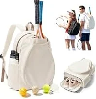 SZLX Zaino da Tennis per Donne Uomini,Borsa da Tennis, Grande Borsa da Racchetta, Borsas Sportiva per Badminton Pickleball,Impermeabile Borsas Sportiva che Può Contenere 2 Racchetta e Scarpe da Tennis