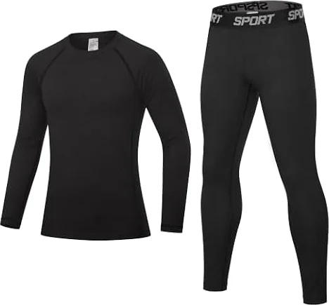 Intimo Termico Bambino Calcio, Tuta Termica Maglia Termica e Pantaloni