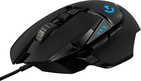 Logitech G G502 HERO Mouse Gaming Prestazioni Elevate | Sensore HERO 25K, 25.600 DPI, RGB, Pesi Regolabili, 11 Pulsanti Programmabili, Memoria Integrata, PC/Mac/Laptop - Nero