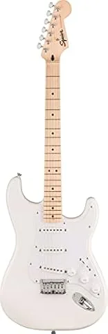 Fender Squier Sonic Stratocaster HT Chitarra Elettrica Principianti, Bianca | Chitarra elettrica facile da suonare per principianti, include lezioni virtuali gratuite, manico adatto ai principianti