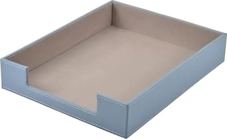 Vassoio portadocumenti in pelle, forniture per ufficio, organizer da scrivania per documenti, riviste, gioielli, cosmetici, portalettere di lusso, contenitore multiuso, impilabile