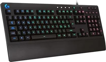 Logitech G G213 Prodigy Tastiera Gaming Cablata (Nero) ITA QWERTY | LIGHTSYNC RGB, Tasti Retroilluminati, Resistente agli schizzi/personalizzabili, Controlli Multimediali