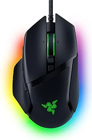Razer Basilisk V3 - Mouse da Gioco Personalizzabile Cablato (10+1 Pulsanti Programmabili, Rotellina Inclinabile HyperScroll, Chroma RGB, Interruttori Ottici, Sensore Ottico Focus+ 26K DPI) Nero