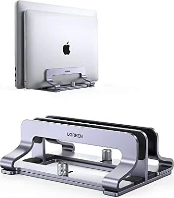 UGREEN Supporto per Laptop da Scrivania, Stand per PC Portabile Regolabile | Ergonomico con Base Girevole a 360° Compatibile con MacBook Pro Air Notebook Fino a 17,3 Pollici