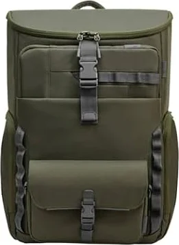 HP Zaino Modulare per Notebook fino a 15.6", 3 Prodotti in 1, Tasche Interne e Esterne, Vani Imbottiti, Resistente all'Acqua, Tracolla Removibile, Creato con Materiale Riciclato, Grigia/Verde