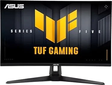 ASUS TUF GAMING VG27AQE5A, Monitor Gaming Serie 5 da 27" QHD, Nero | Fast IPS (2560x1440), 165Hz(OC), 0.3ms (GTG), ELMB, Altoparlanti, 125% sRGB, DisplayWidget Center, Gaming AI