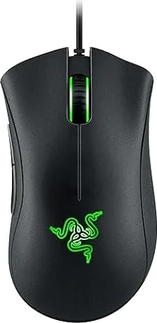 Razer DeathAdder Essential (2021) - Mouse da Gioco Cablato con Sensore Ottico da 6400 DPI (Sensore Ottico da 6400 DPI, 5 Pulsanti Programmabili, Fattore di Forma Ergonomico) Nero