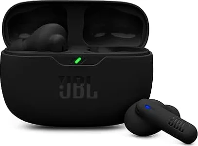 JBL Wave Beam 2, Auricolari Wireless con Cancellazione del Rumore, Nero | Bluetooth 5.3, 40 Ore di Autonomia, Suono JBL Pure Bass, Smart Ambient, Connessione Multipoint, Design Chiuso a Stick