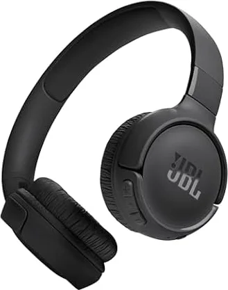 JBL Tune 520 BT, Cuffie On-Ear Bluetooth Wireless, Nero | Pieghevoli e Leggere, Microfono su Padiglione, Voice Aware, JBL Pure Bass, Connessione Multipoint, 57 Ore di Autonomia