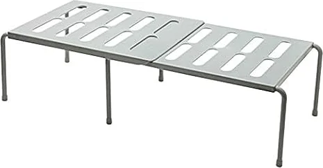ERYUE Scaffale,Scaffale per armadietto espandibile impilabile Armadio da Cucina Ripiano per Ripiani Organizzatore per ripostigli da Cucina