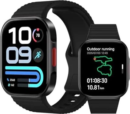 XIAOMI Redmi Watch 6 Lite, Fitness Tracker, Autonomia 18 Giorni, Nero | Smartwatch Uomo Donna, Schermo 1,96" AMOLED, Monitor Cardiaco & Sonno, 150+ Sports, GNSS 5 sistemi, 5ATM, Chiamate Bluetooth