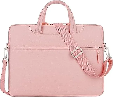 Mixroom - Borsa per PC Portatile porta Computer Custodia Zaino Laptop Custodia Notebook 15,6" Pollici per Lavoro Scuola Ufficio Z29 Rosa