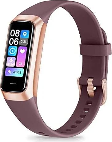 Zeacool Fitness Tracker, smartwatch da uomo e donna, IP68, impermeabile, fitness tracker con frequenza cardiaca 24h, sonno, monitor della pressione sanguigna, contapassi, orologio sportivo per iOS e