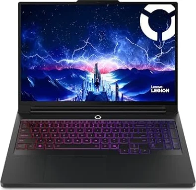 Lenovo Legion Pro 7 Gaming AI Laptop - Display OLED 16" WQXGA 240Hz, NVIDIA GeForce RTX 5080, Intel Core Ultra 9 275HX, RAM 32GB DDR5, SSD 1TB, Windows 11, Tastiera RGB QWERTY, 3 mesi GamePass