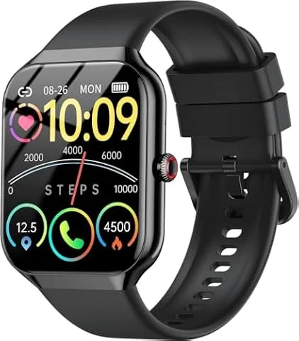 2026 Smartwatch Uomo Donna, 100+ Sportive Fitness Tracker con Sonno Contapassi Cardiofrequenzimetro, 1.96" Smartwatch con Effettua/Risposta Chiamate, Impermeabil IP68 Smart Watch per Android/iOS