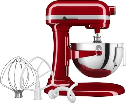 KitchenAid HEAVY DUTY - PLANÉTAIRE AVEC BOL LEVABLE DE 5,2 L - ROUGE IMPERIAL 5KSM55SXXEER