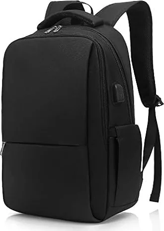 Besttravel Zaino Porta PC,Zaino PC Portatili con Anello antifurto, per Computer da 15.6 Pollici Notebook, Impermeabile da Uomo per Scuola,Lavoro o Viaggio-Nero