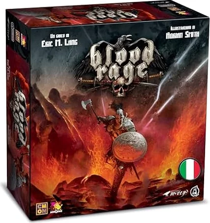 Asmodee – BLOOD RAGE – Guida il Tuo Potente Clan di Vichinghi Alla Conquista Della Gloria – Gioco Da Tavolo – 2-4 Giocatori – 14+ Anni – Edizione in Italiano