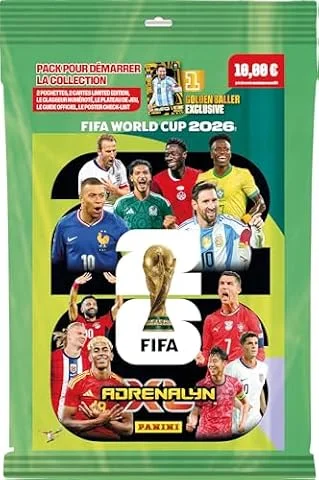 Starter Pack Adrenalyn XL della Coppa del Mondo FIFA 2026