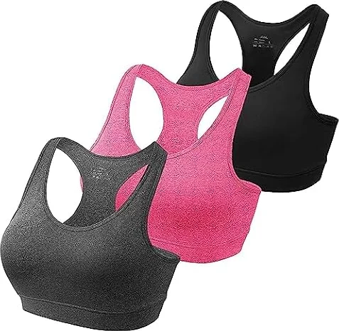 HBselect Set da Reggiseno Sportivo Donna Assorbente Reggiseno