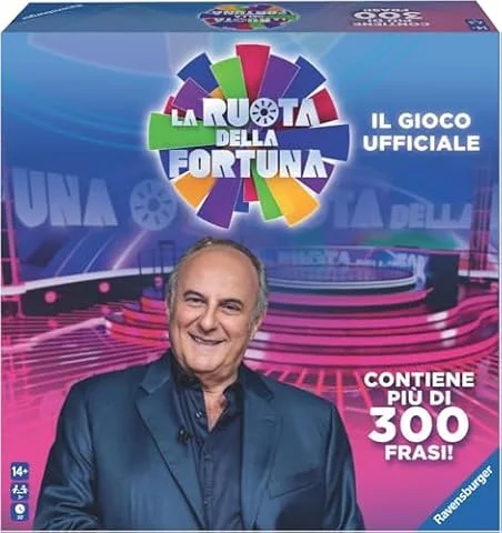 Ravensburger - La Ruota della Fortuna, Gioco da Tavolo Famiglia 14+ | Il gioco ufficiale de La Ruota della Fortuna con oltre 300 frasi. Sfida amici e famiglia e metti alla prova la tua fortuna.