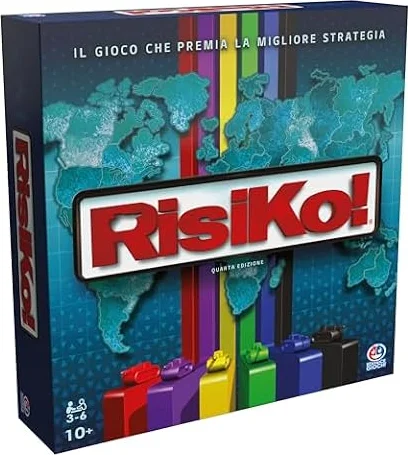 Editrice Giochi, Risiko, Giochi da Tavolo, Risiko Classico 2023, 10+ Anni | Giochi di Società e Strategia per Famiglia e Amici, Gioco da Tavola per Adulti e Bambini, da 3 a 6 Giocatori